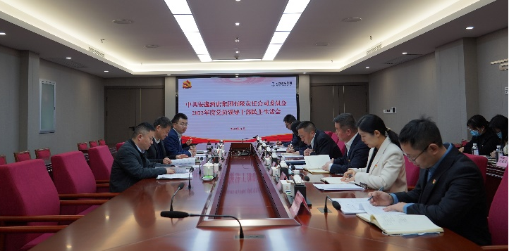 四川省庄闲游戏集团领导赴各子公司督导2022年度党员领导干部民主生活会